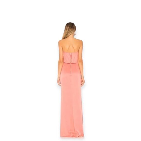 NWT Lovers + Friends‎ Anzen Gown In Orange Blush - Picture 2 of 12